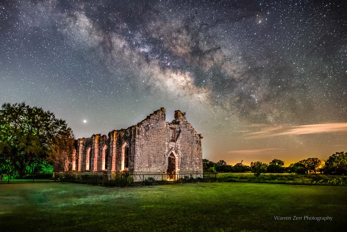 3rd Place: "Milky Way over St.Dominic" Warren Zerr